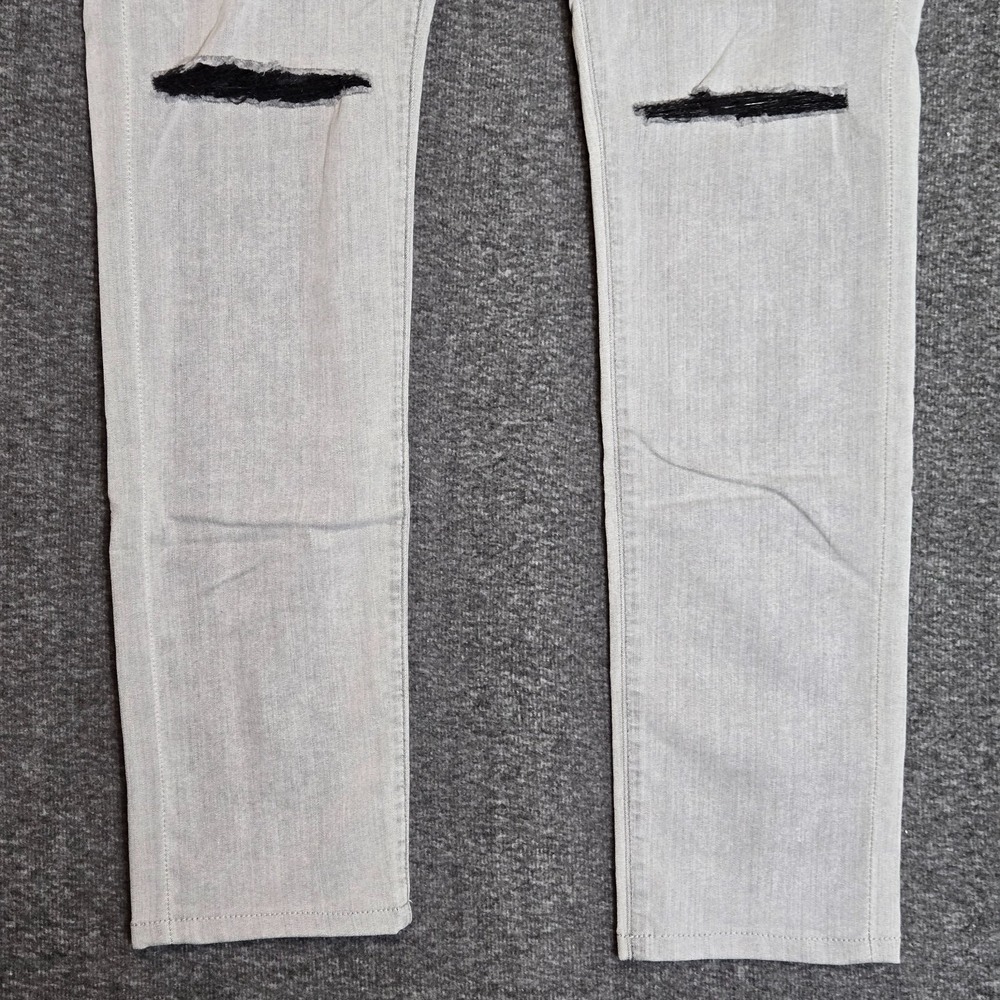 Monfrere Greyson Skinny Jeans Mens 36 x 31 Gray Dist Stone Pants‎ Japanese Denim - Picture 3 of 13